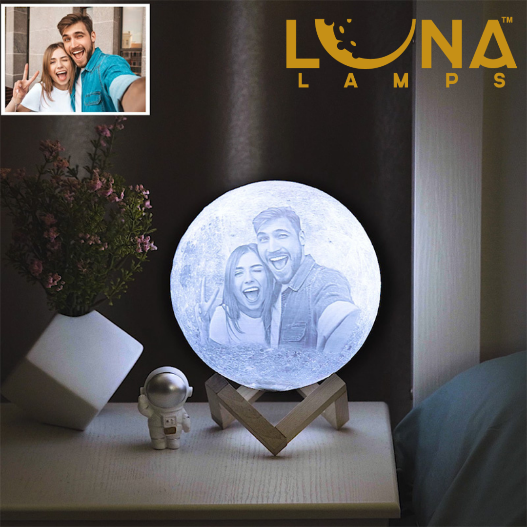Personalised Luna Lamp - 16 Colour