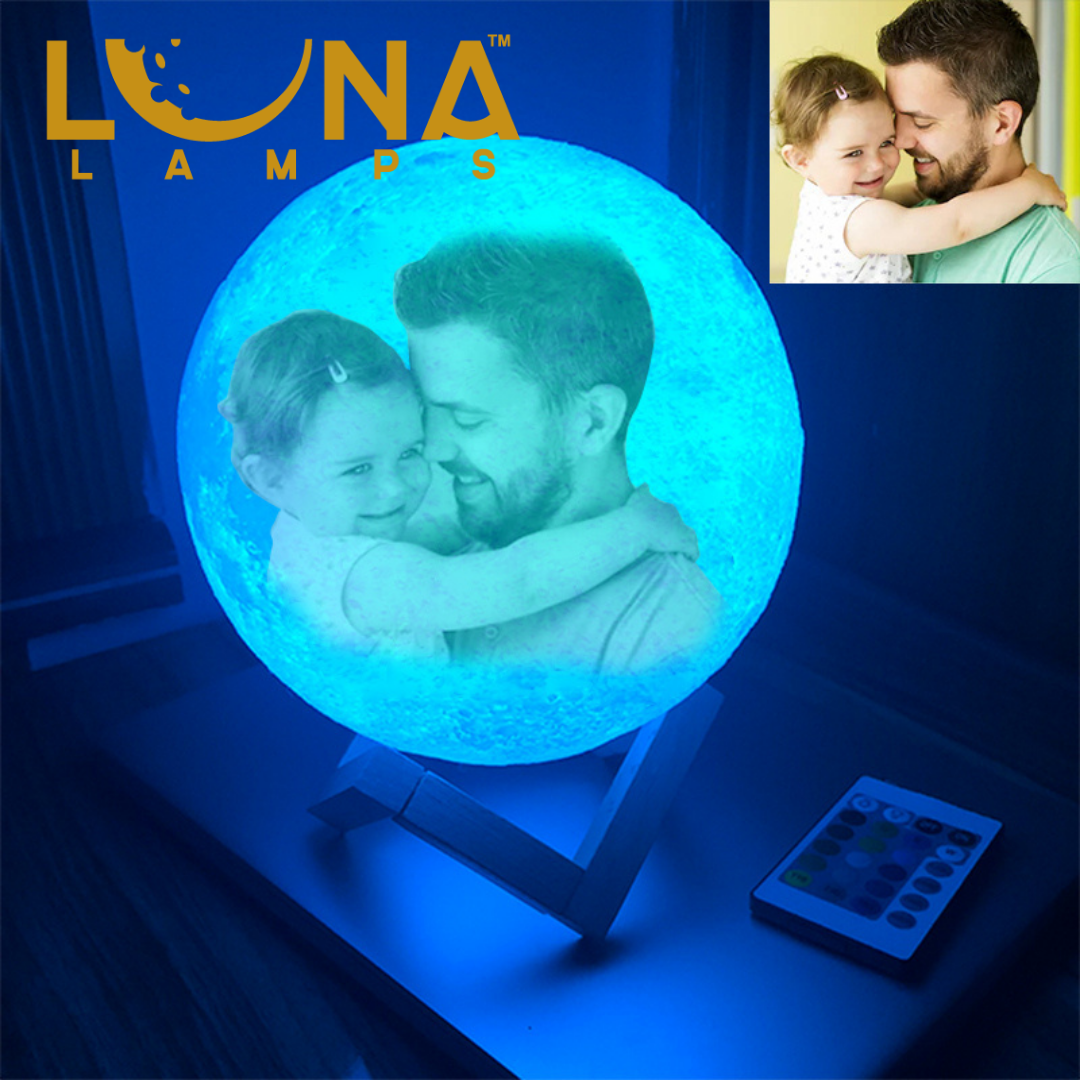 Personalised Luna Lamp - 16 Colour