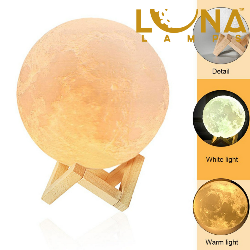 Luna Lamp - Two-Tone